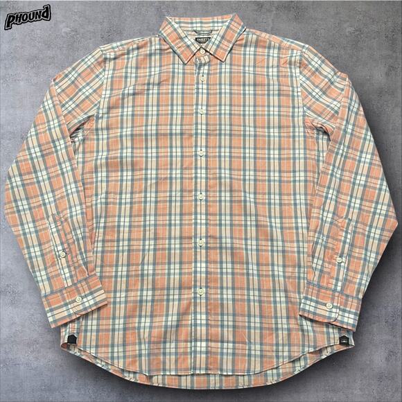 Faherty Reserve Movement Shirt Mens Large Plaid Long Sleeve Classic Fit Button D - Picture 1 of 8